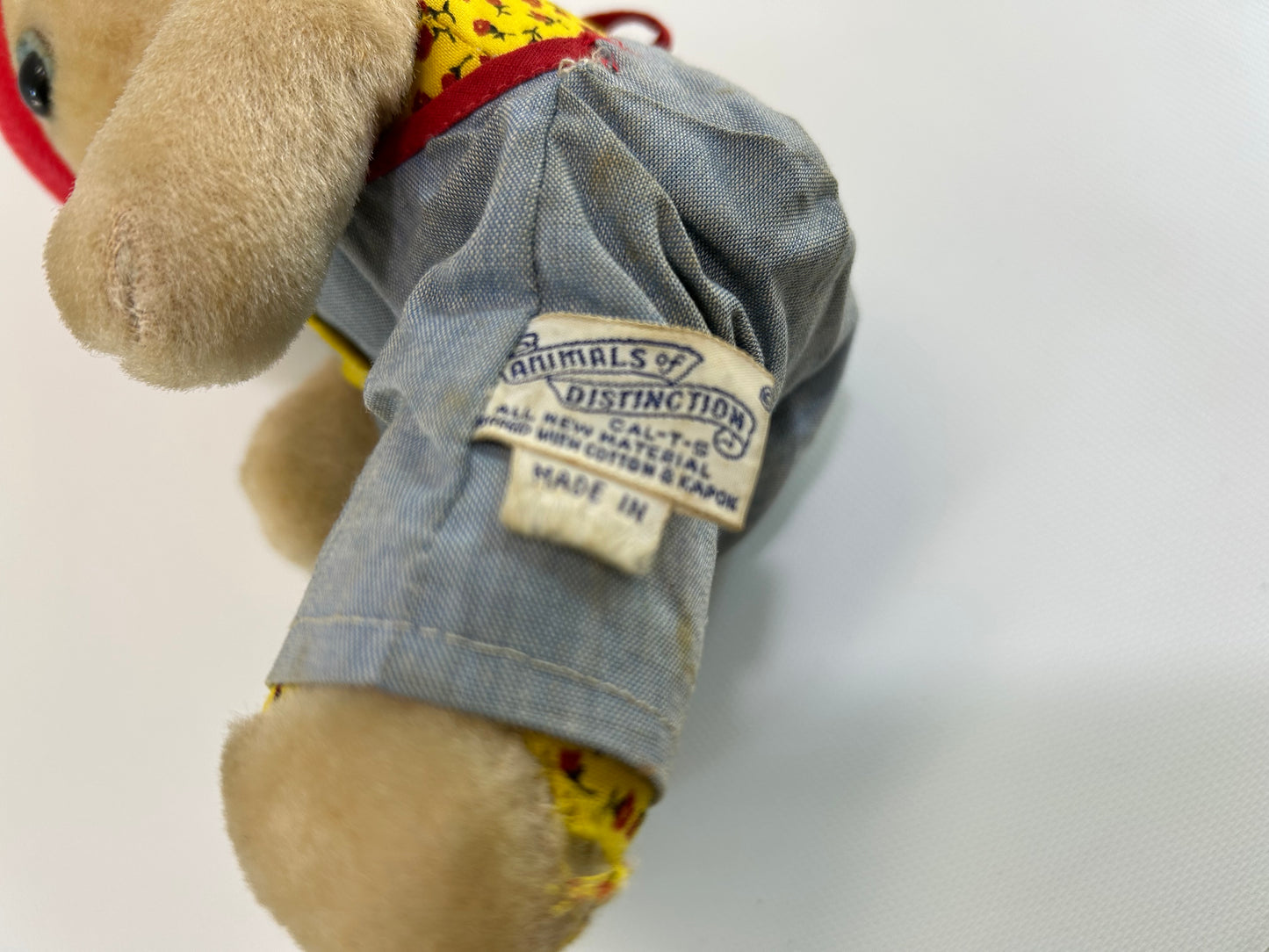 Knickerbocker Bunny Rabbit Animals of Distinction Vintage 1960's Stuffed Plush Toy