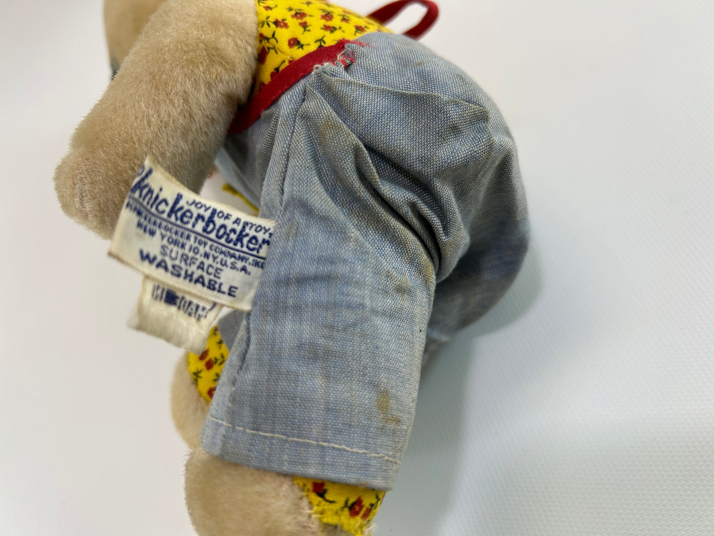 Knickerbocker Bunny Rabbit Animals of Distinction Vintage 1960's Stuffed Plush Toy