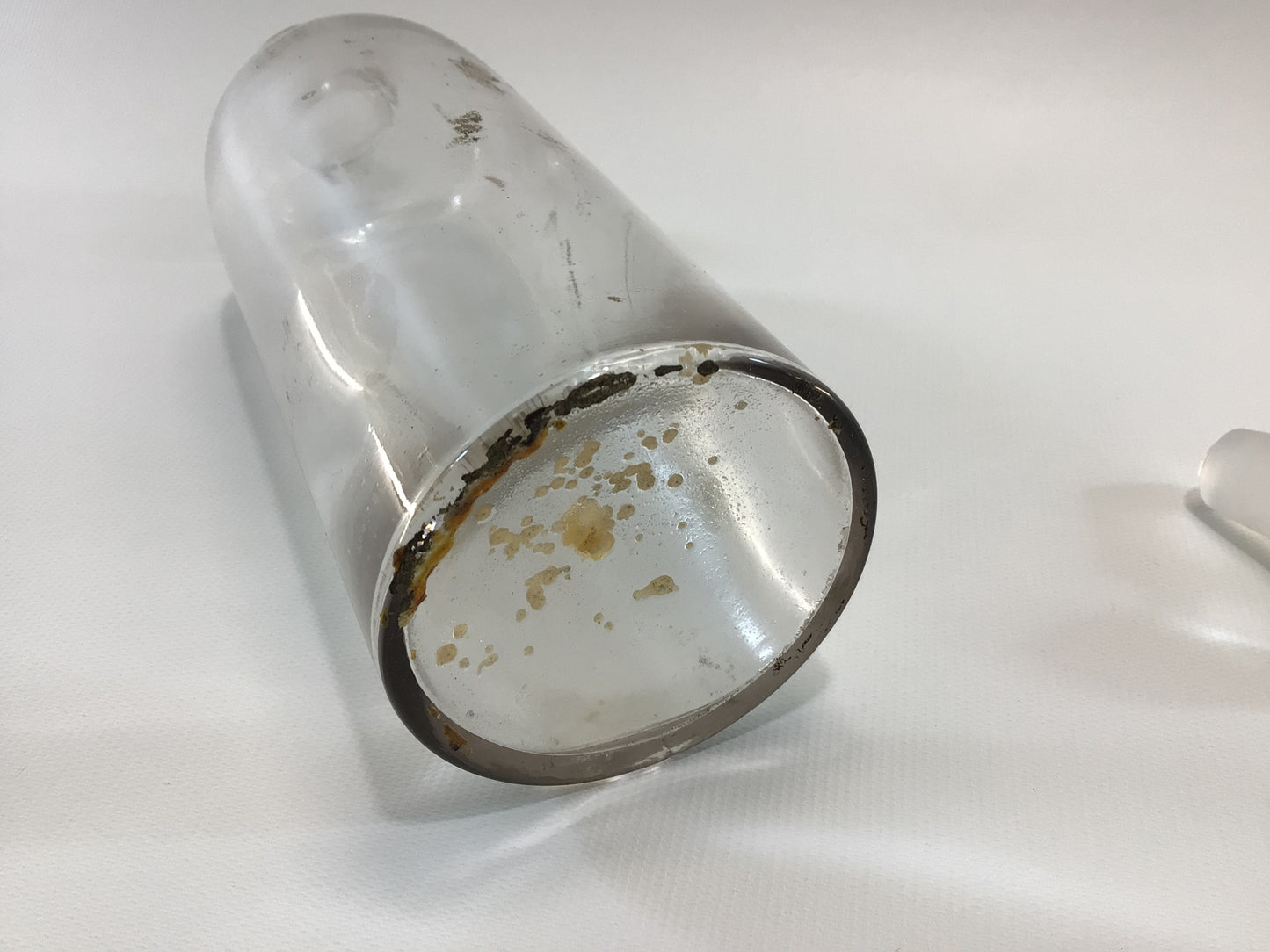 Antique Clear Glass Ground Stopper Apothecary Medicine Bottle