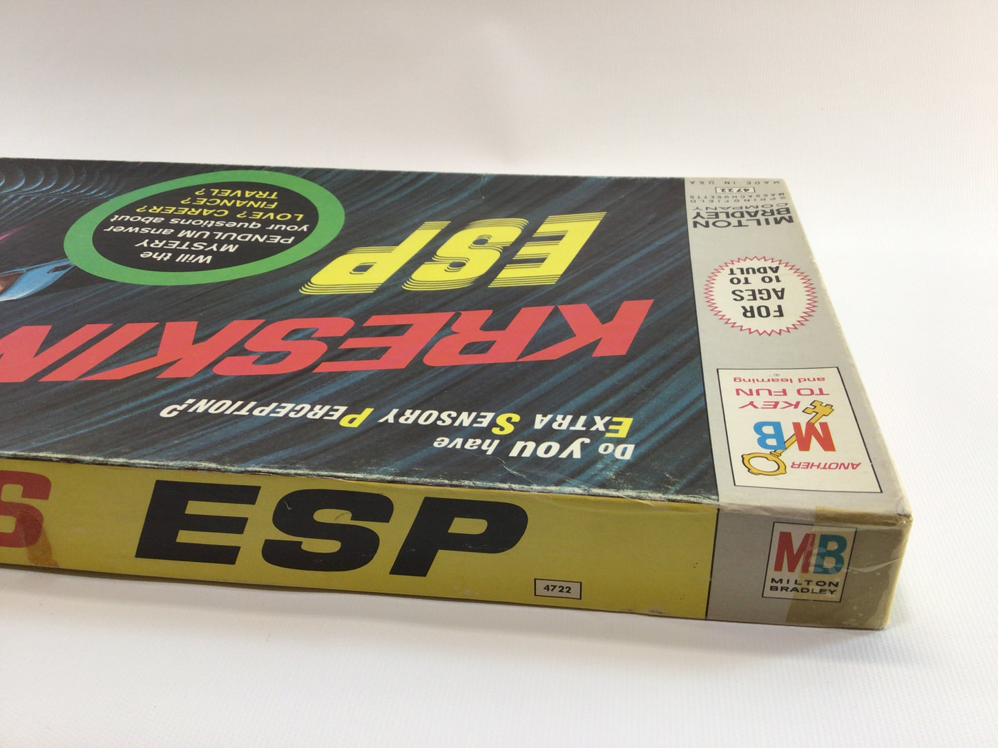 Kreskin's ESP 1966 Milton Bradley Vintage Board Game - Complete
