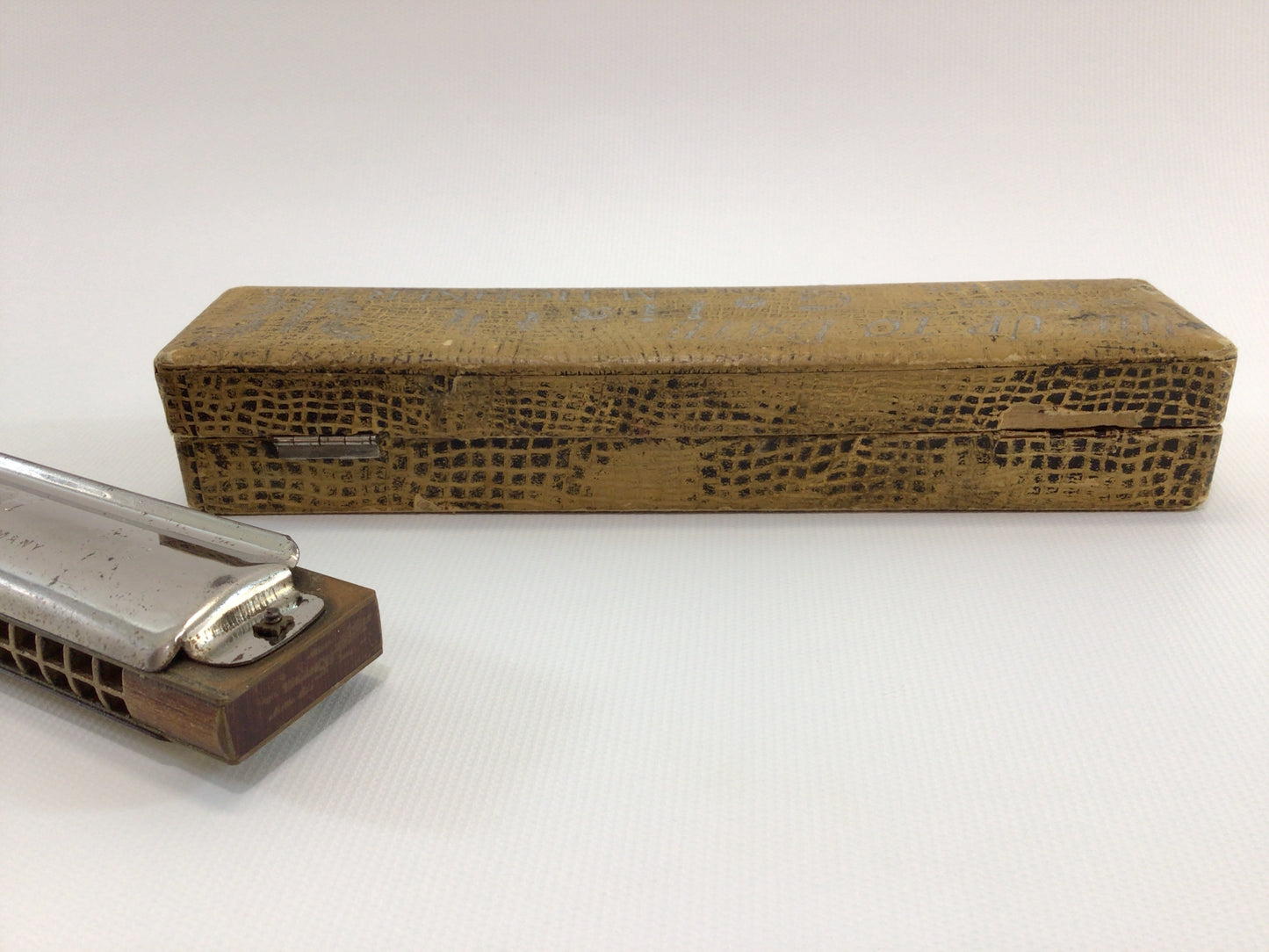 Hohner Goliath Harmonica 48 Reed C No 453 Antique 19th Century Reeded Instrument