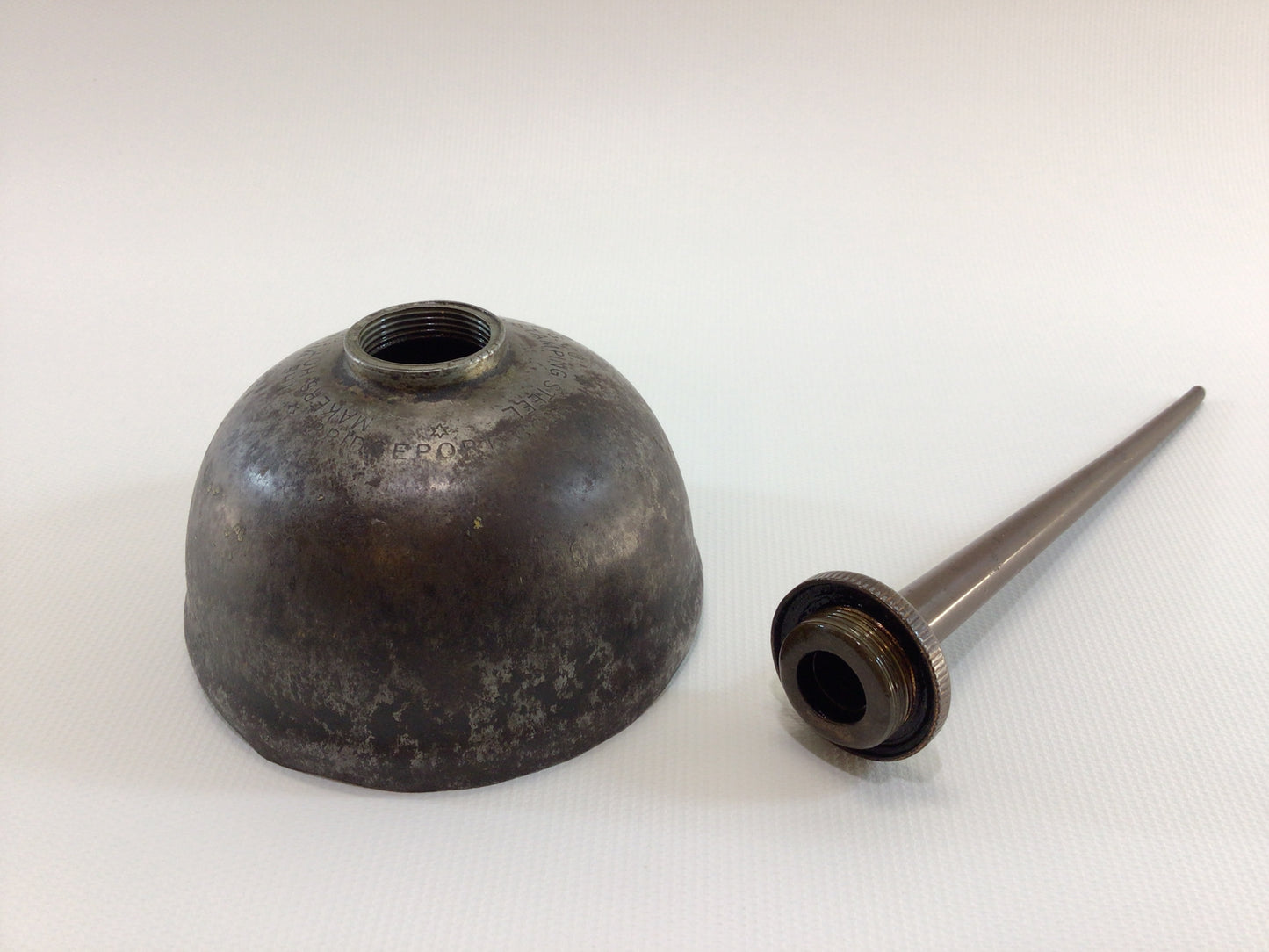 Wilmot & Hobbs Thumb Oiler Vintage Quality Made In USA Oil Can Brass Copper Steel Construction