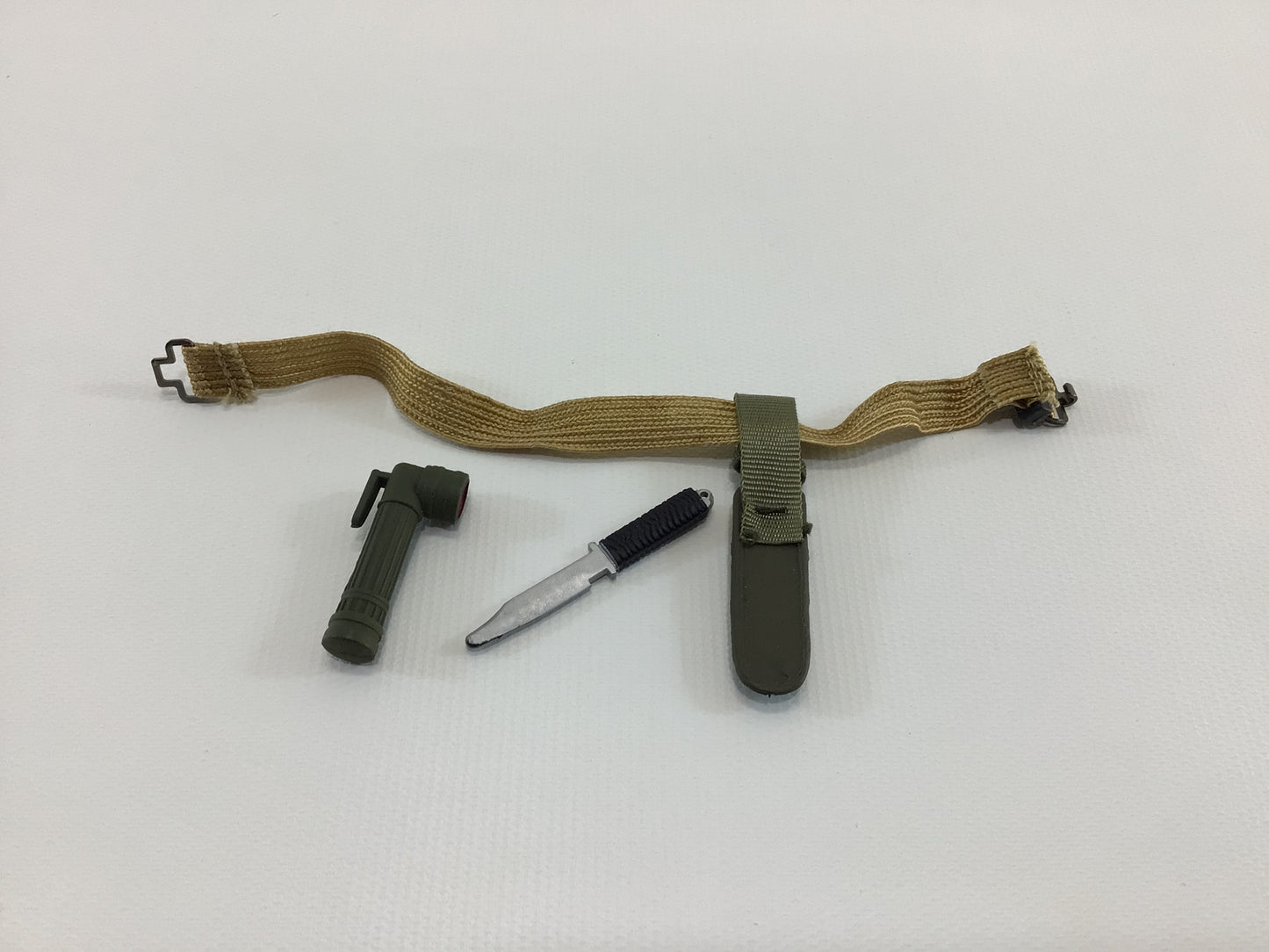 GI Joe Survival Knife Signal Light and Belt Classic Collection Hasbro 12" Modern Action Soldier Vintage Toy Replacement Part