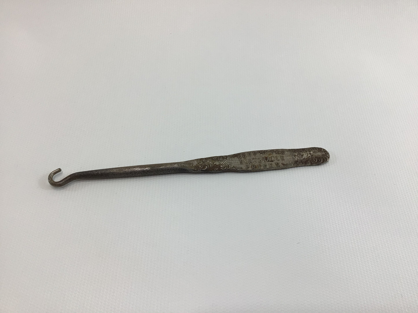 Button Hook N Hirsch Boot and Shoes Antique Advertising Collectible Edwardian Hand Tool Gadget for Shoes Gloves Corsets