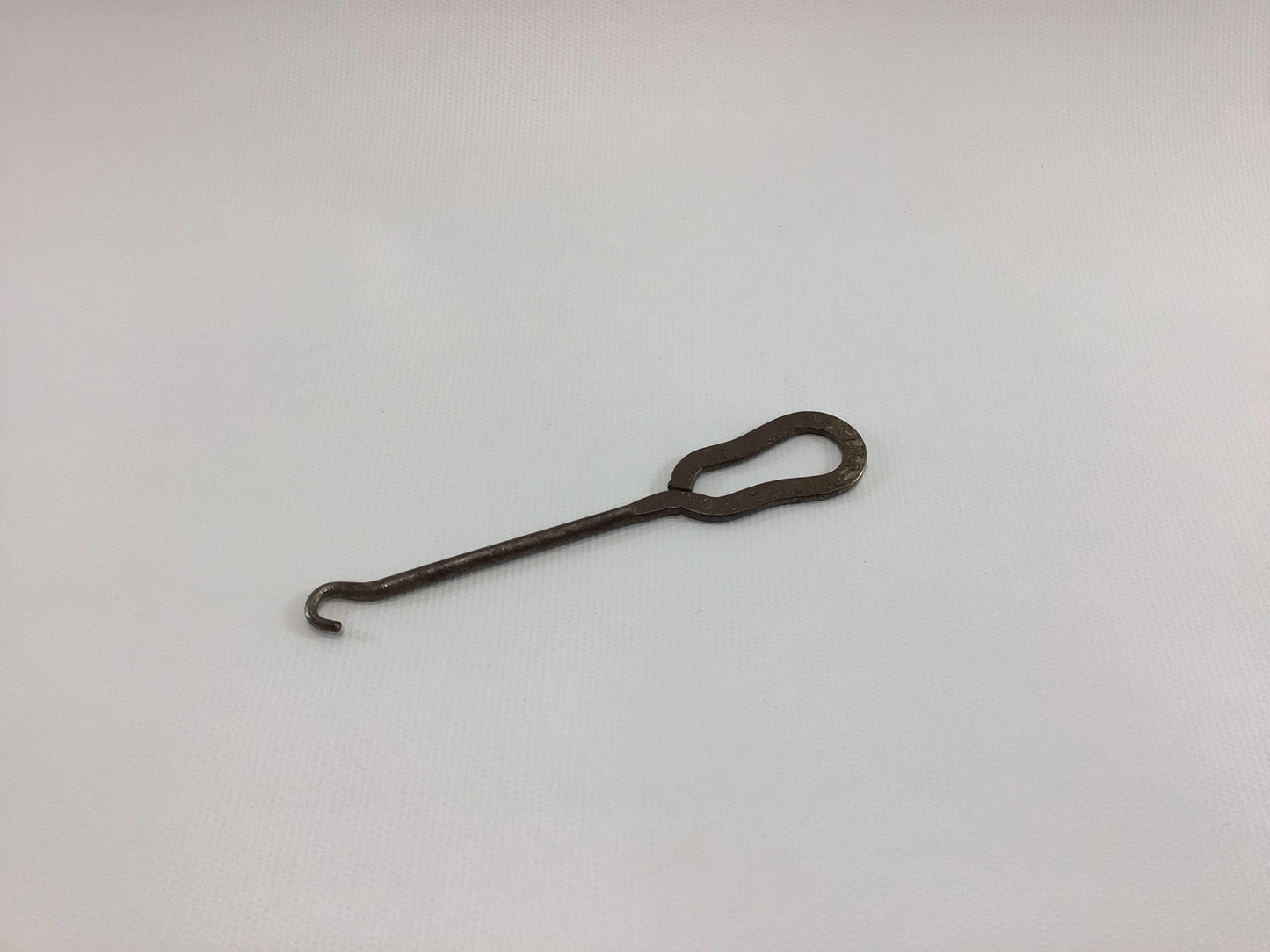 Button Hook Merritt & Tompkins Pontiac Antique Advertising Collectible Edwardian Hand Tool Gadget for Shoes Gloves Corsets