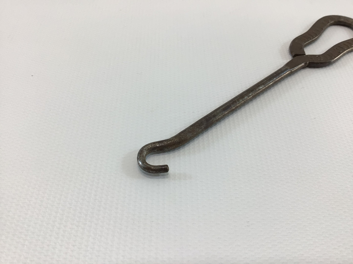 Button Hook Merritt & Tompkins Pontiac Antique Advertising Collectible Edwardian Hand Tool Gadget for Shoes Gloves Corsets
