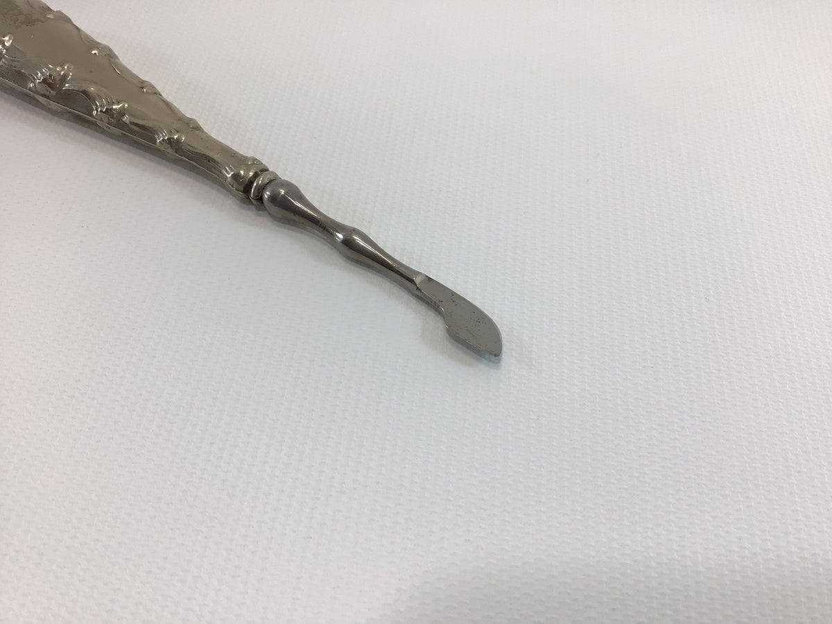 Manicure Cuticle Tool Silverplate Handle Collectible Antique Victorian Vanity Decor