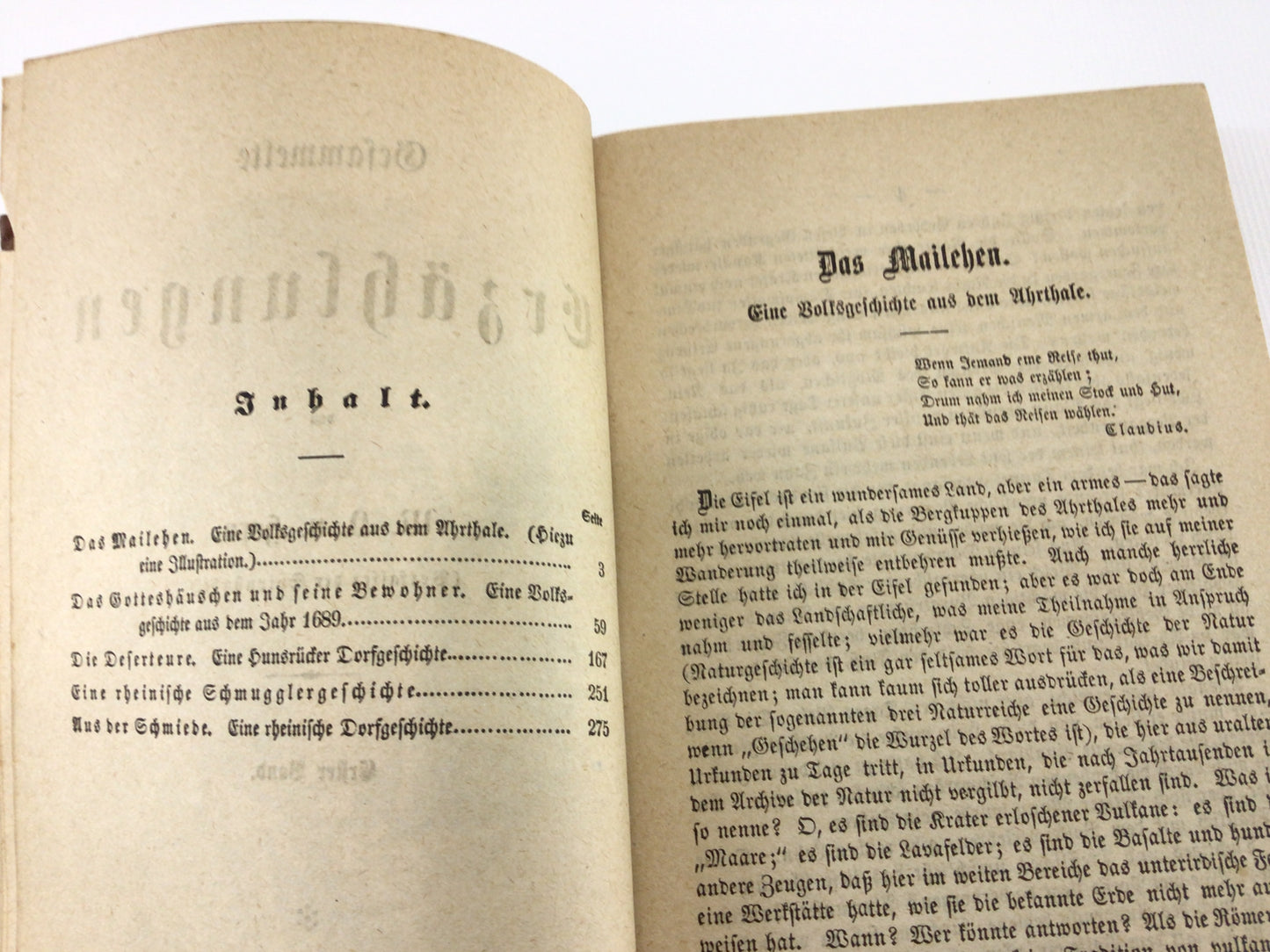 Horn's Creahlungen Creation Antique 1887 Germanic Language Book of Short Stories