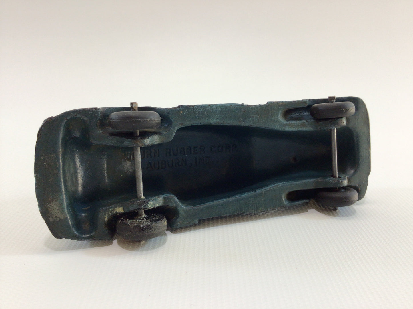 Oldsmobile Touring Sedan 1930s Auburn Rubber Company Vintage 5" Dark Blue Toy Car