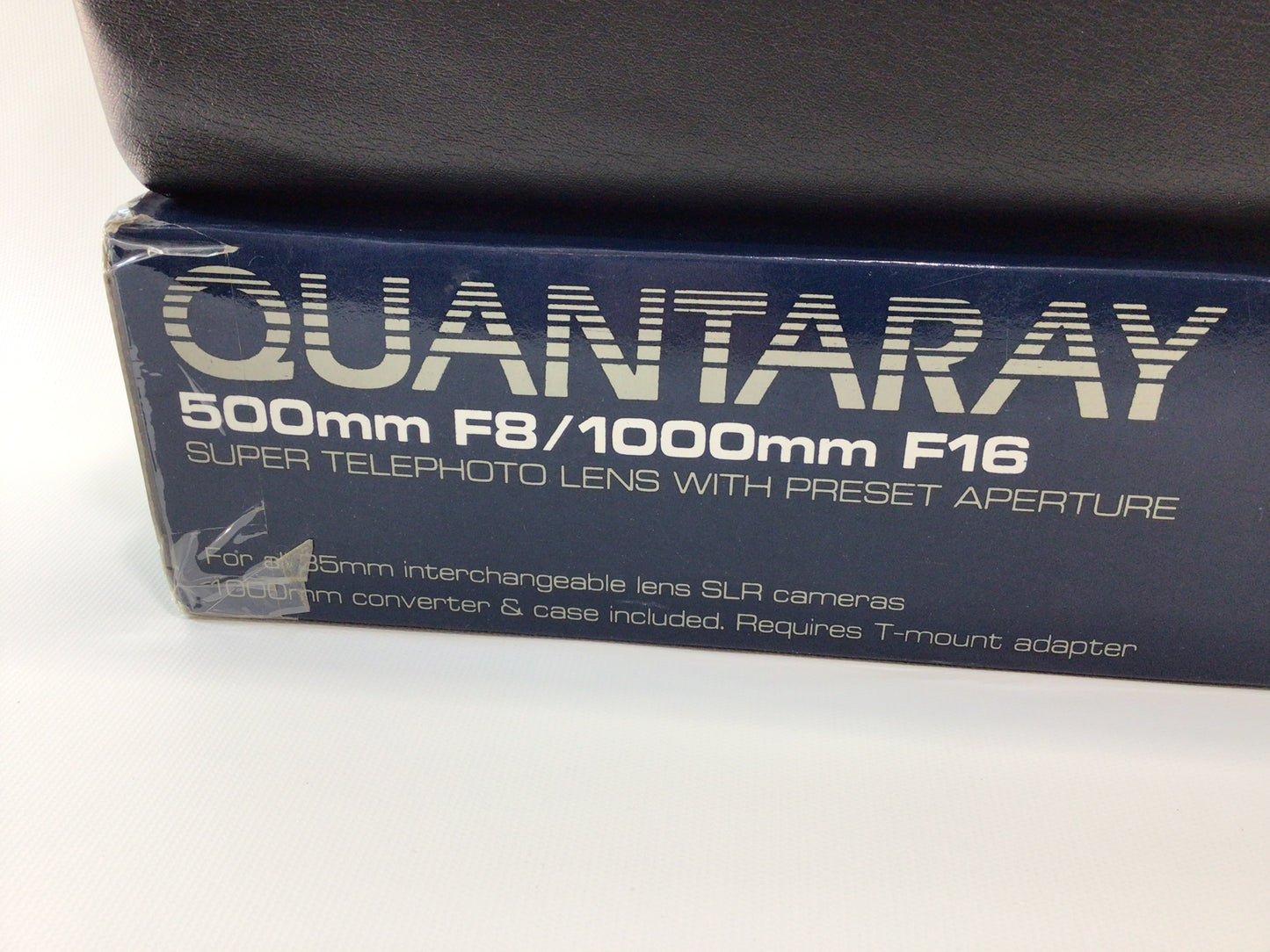 Super Telephoto Lens Quantaray F8/1000mm F16 Vintage Photography Equipment for 35mm and SLR Cameras