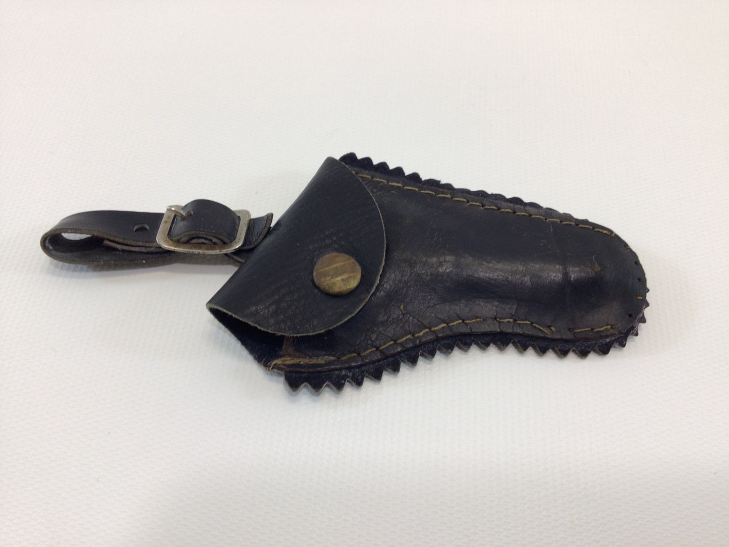 Toy Pluck Cap Gun with Holster Vintage Diecast Handgun Pistol