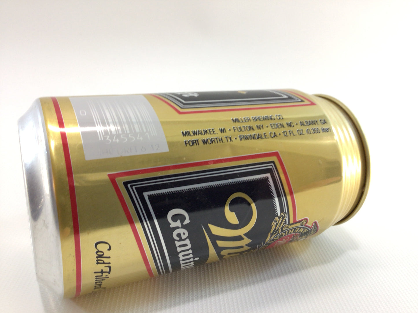 Beer Can Coin Bank Aluminum Miller High Life Mid Century Advertising circa 1970s