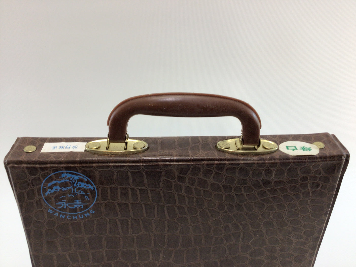 Vintage Wanchung Mahjong 144 Piece Tile Game Set Travel Case