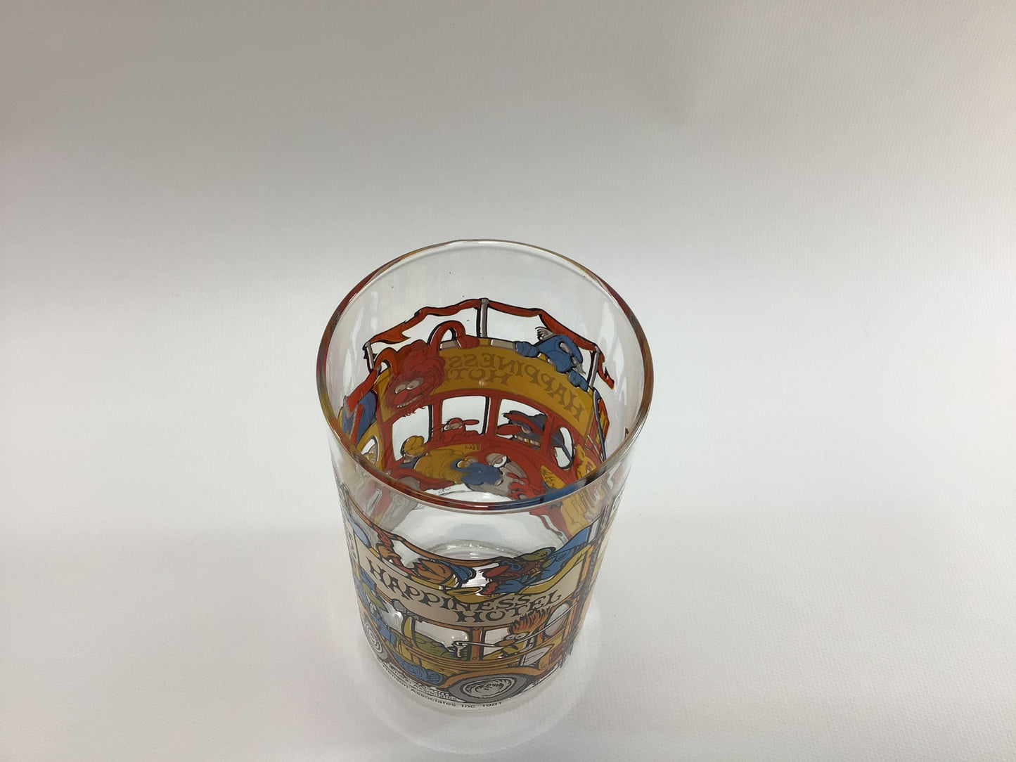 McDonald's Muppets Happiness Hotel Vintage 1981 ACL Advertising Premium Collectible Drinking Glass