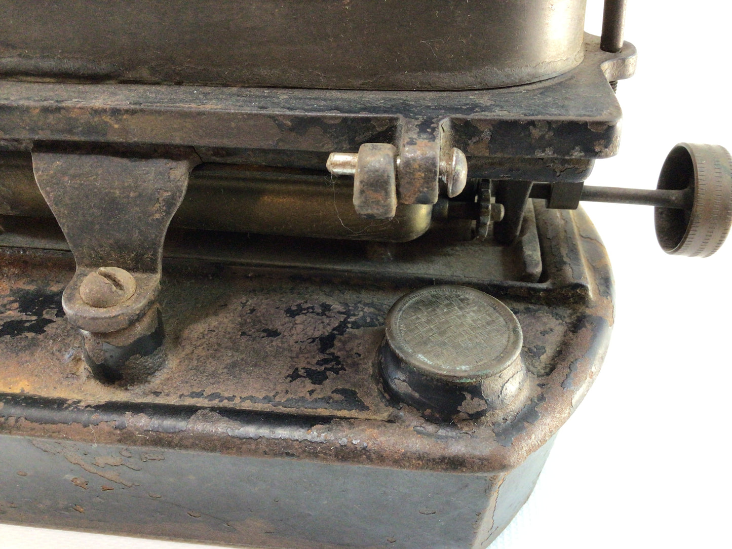 Antique Lamp Stove Acme Burnisher Company Kerosene Oil Burner Sad Iron Utility Heater