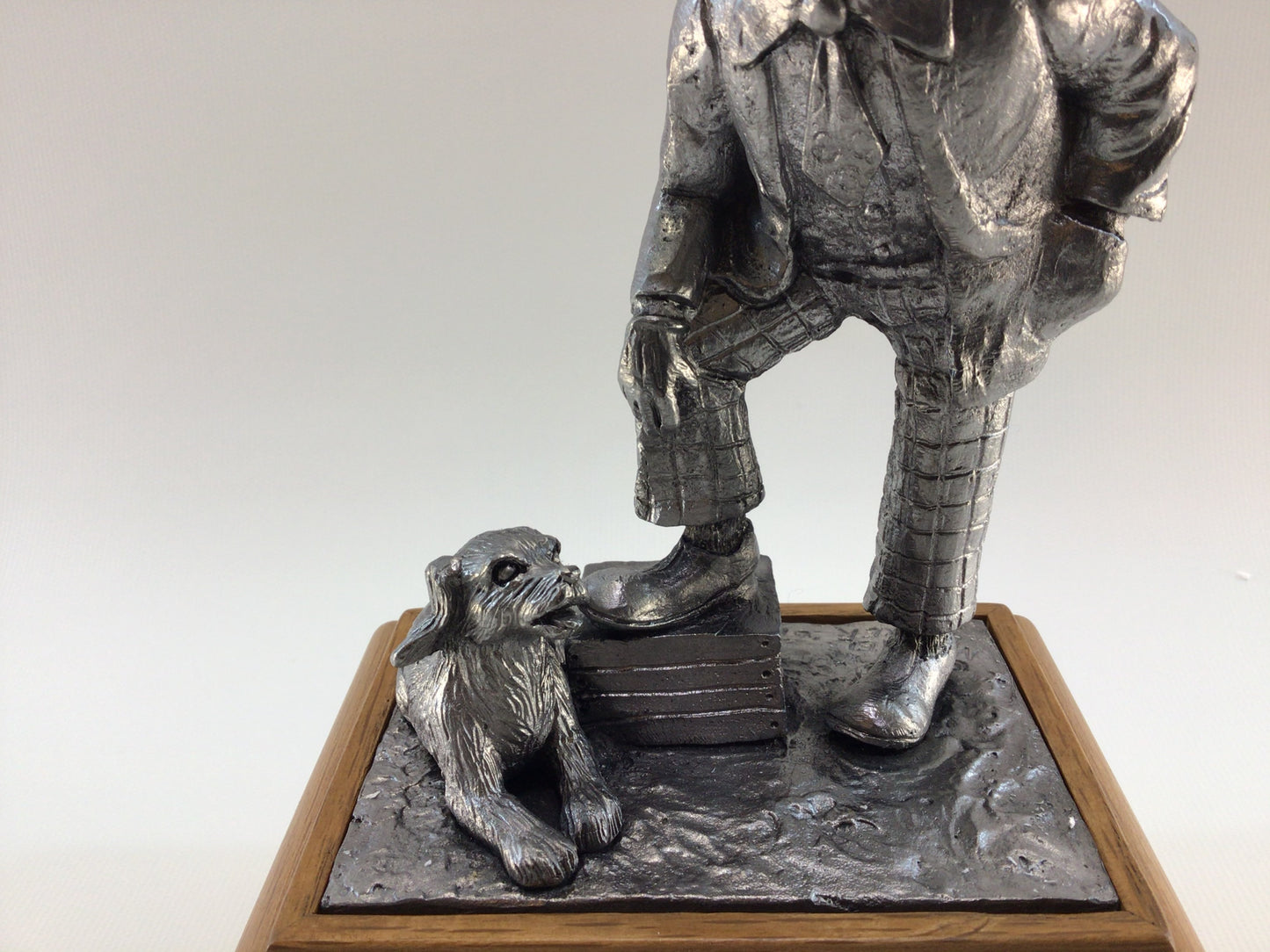 Pewter Dog & Clown Music Box THOMAS Vintage 1988 Ricker Bartlett 168/2500 Limited Series Collectibles