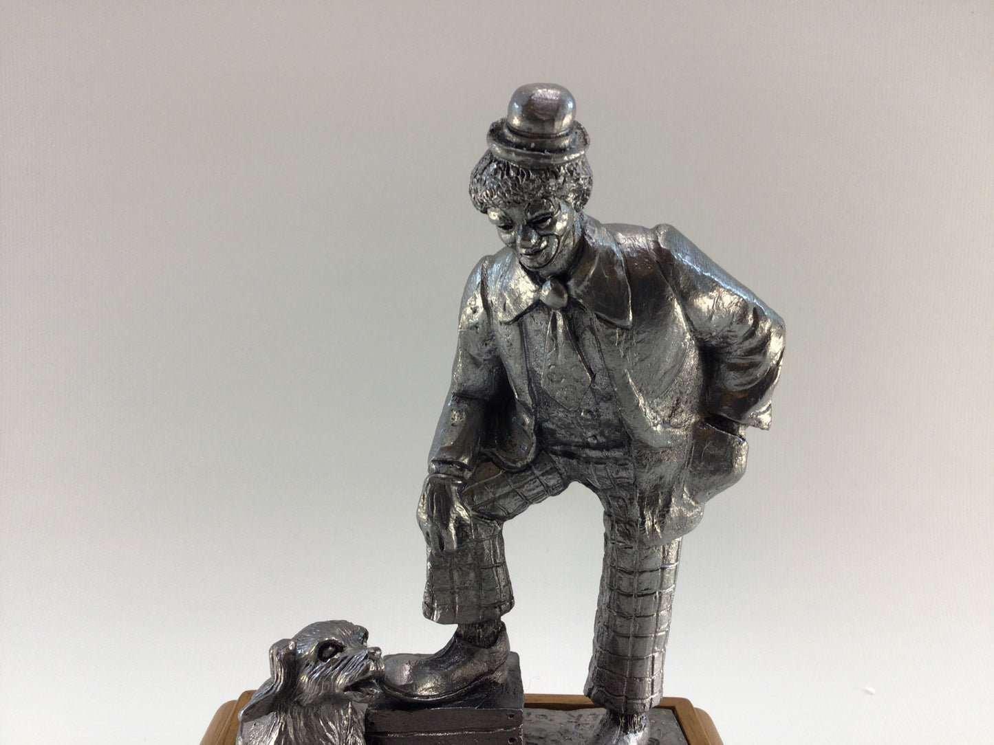 Pewter Dog & Clown Music Box THOMAS Vintage 1988 Ricker Bartlett 168/2500 Limited Series Collectibles