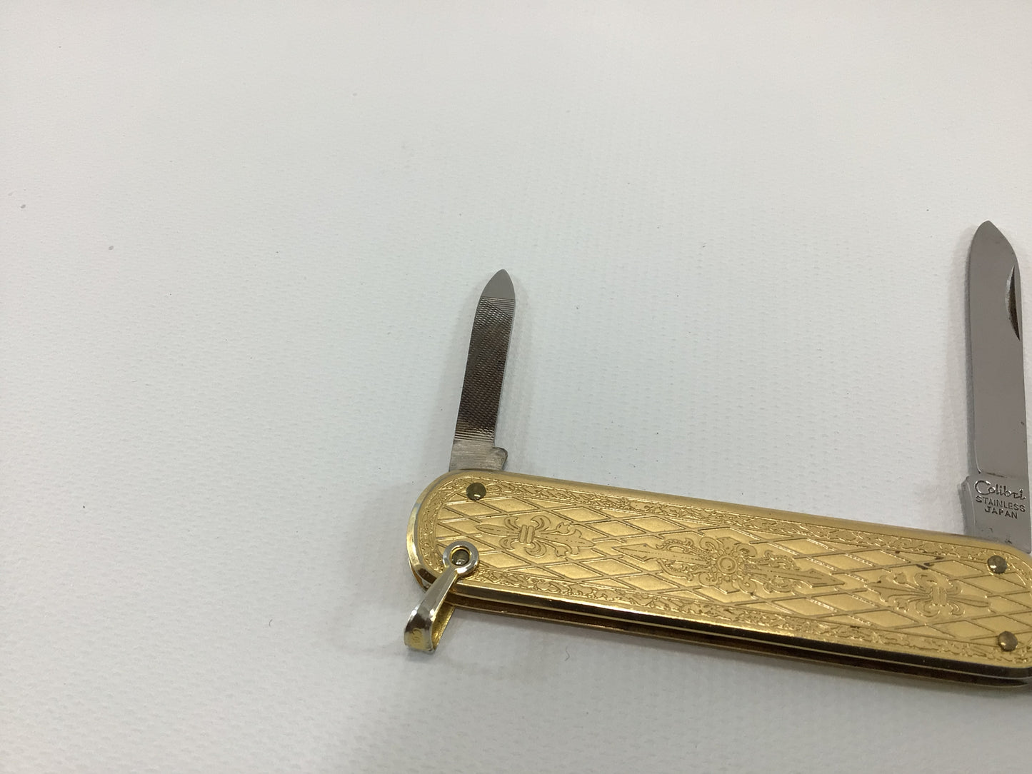 Colibri Watch Fob Gentleman's Knife Vintage Made in Japan Mid Century Men's Fashion Accessory
