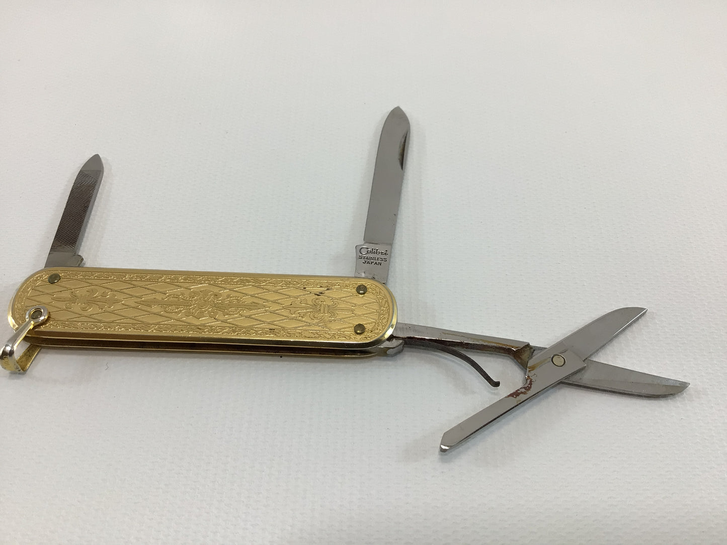Colibri Watch Fob Gentleman's Knife Vintage Made in Japan Mid Century Men's Fashion Accessory