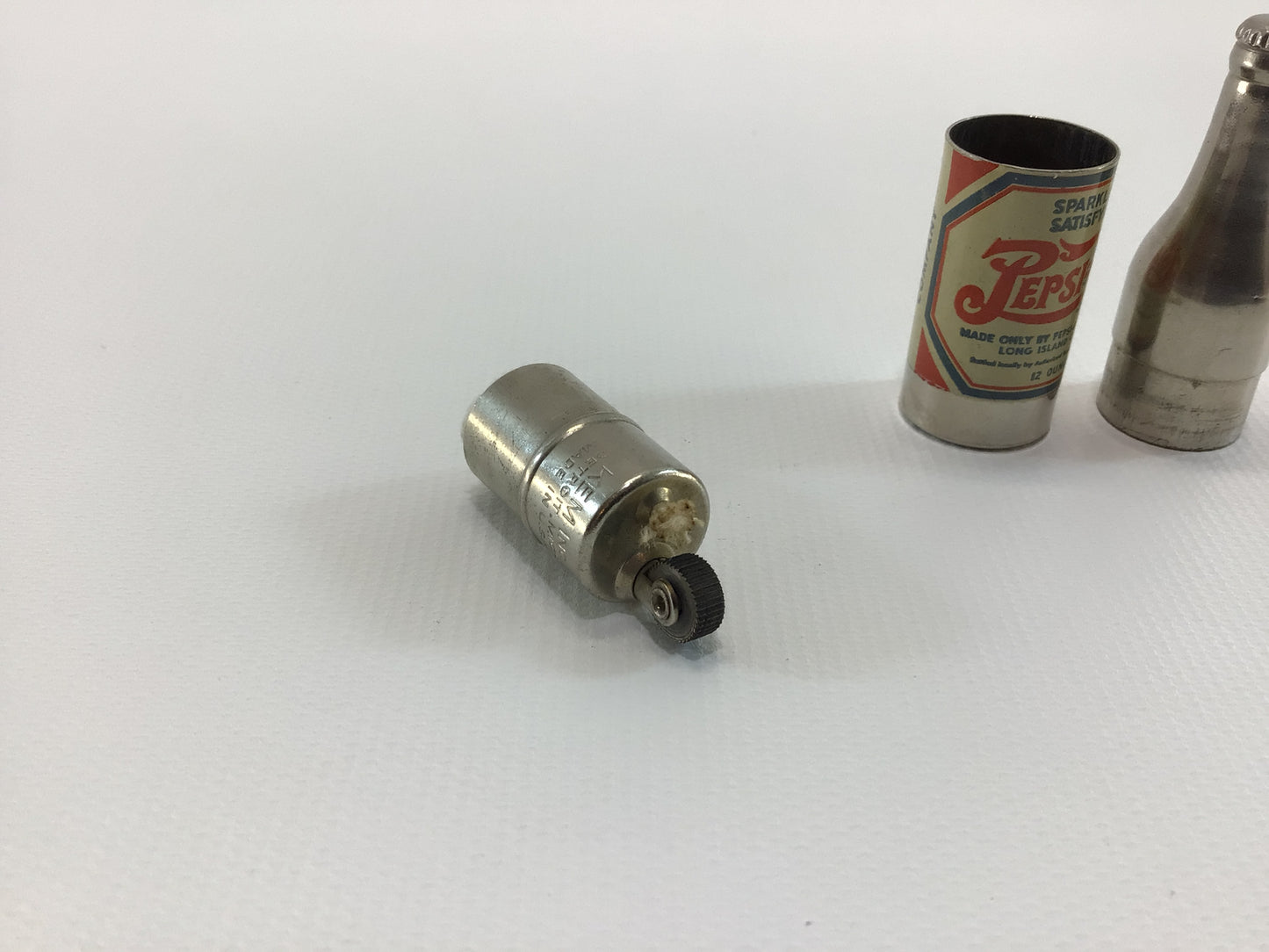 Pepsi Cola Advertising KEM Novelty Cigarette Lighter Vintage Tobacciana