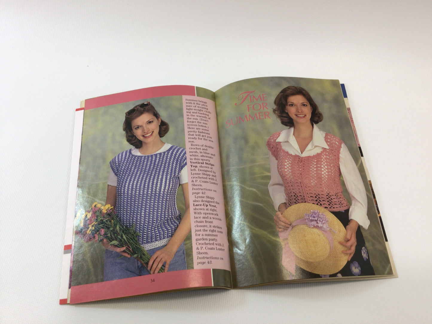 Quick & Easy Crochet Instruction Pattern Booklets Mid Century Designs