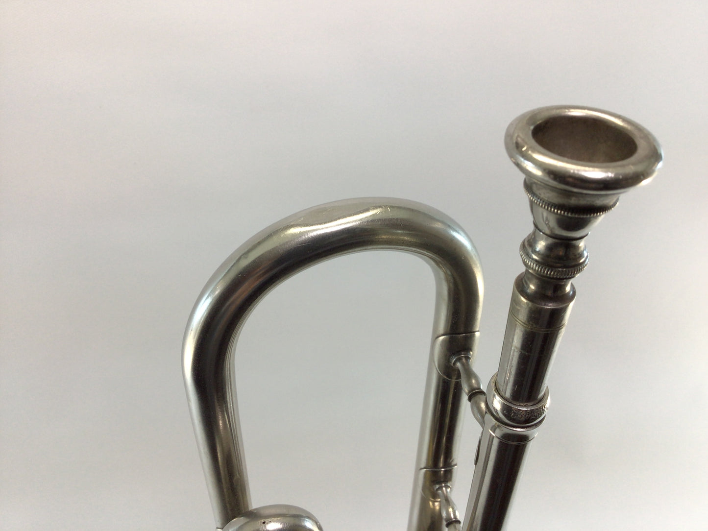 Sterling Plated Collegiate Model Trumpet and Case Vintage Tonk Chicago Brass Horn Instrument
