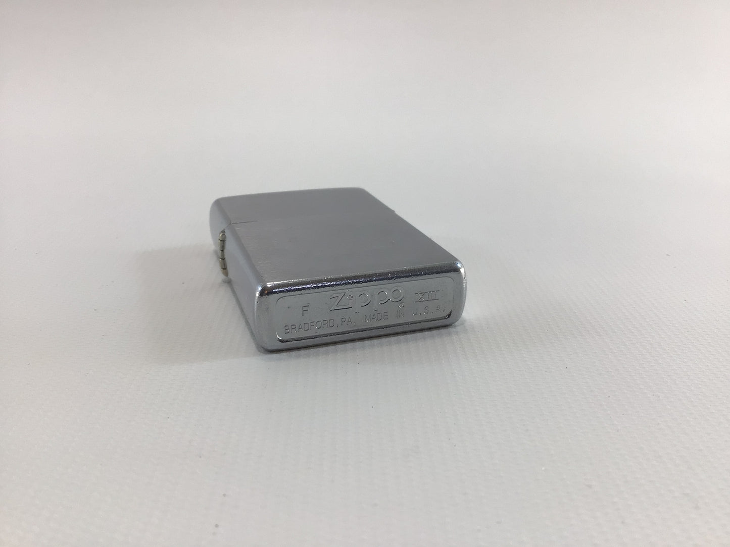 Vintage 1997 Brush Chrome Classic Zippo Cigarette Lighter