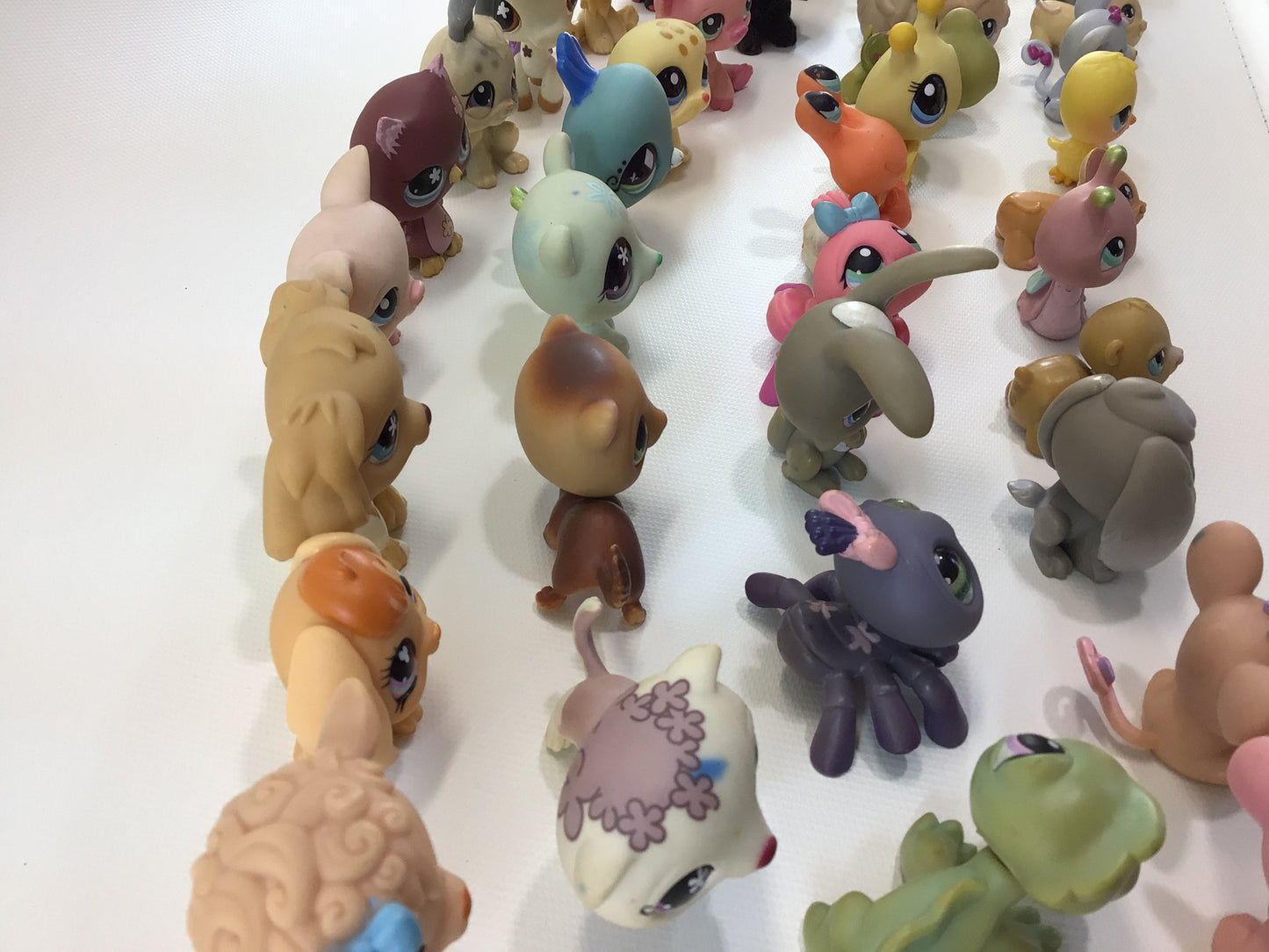 Littlest Pet Shop LPS Lot of 40 Assorted Toy Figures