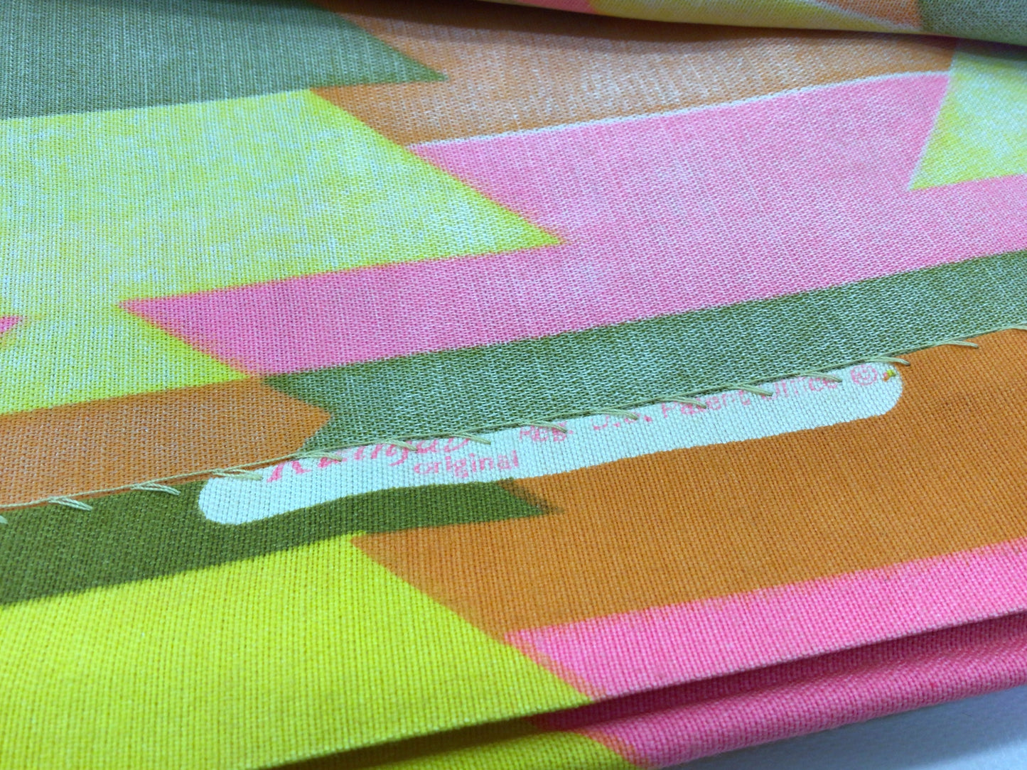 Retro 80s Southwestern Pattern Vintage Pinch Pleat Drapes 40 x 82 Inch Pair of Panels