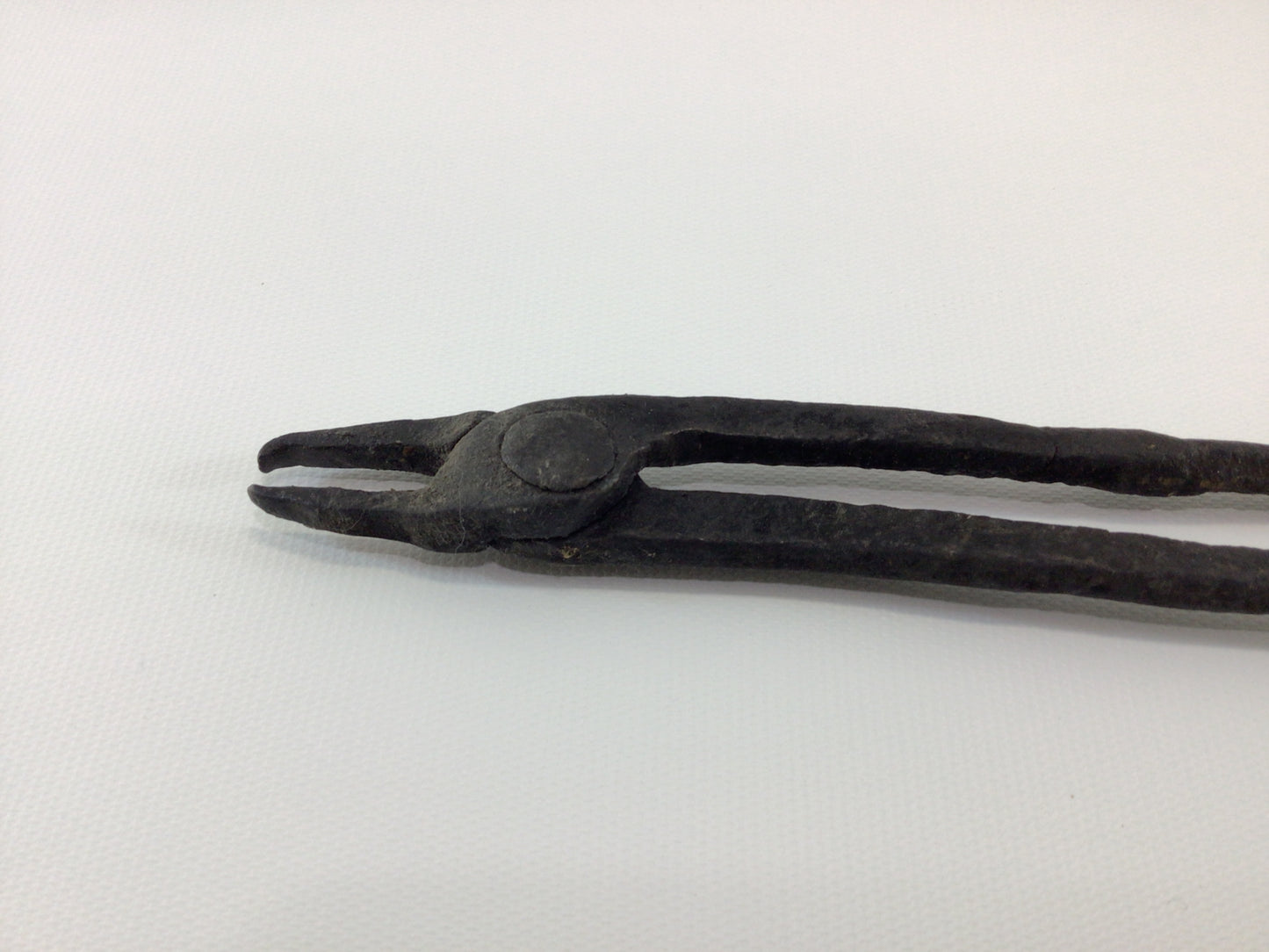 Blacksmith Forge Tongs Hand Made Wrought Iron Antique Primitive Hand Tool