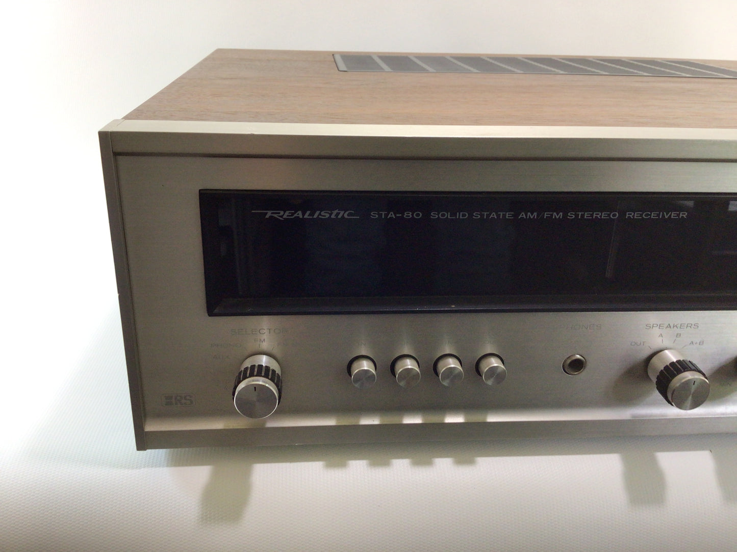 Realistic High Fidelity 82 Watt Stereo Receiver Model STA-80 Vintage 1970s Radio Shack Electronics Component