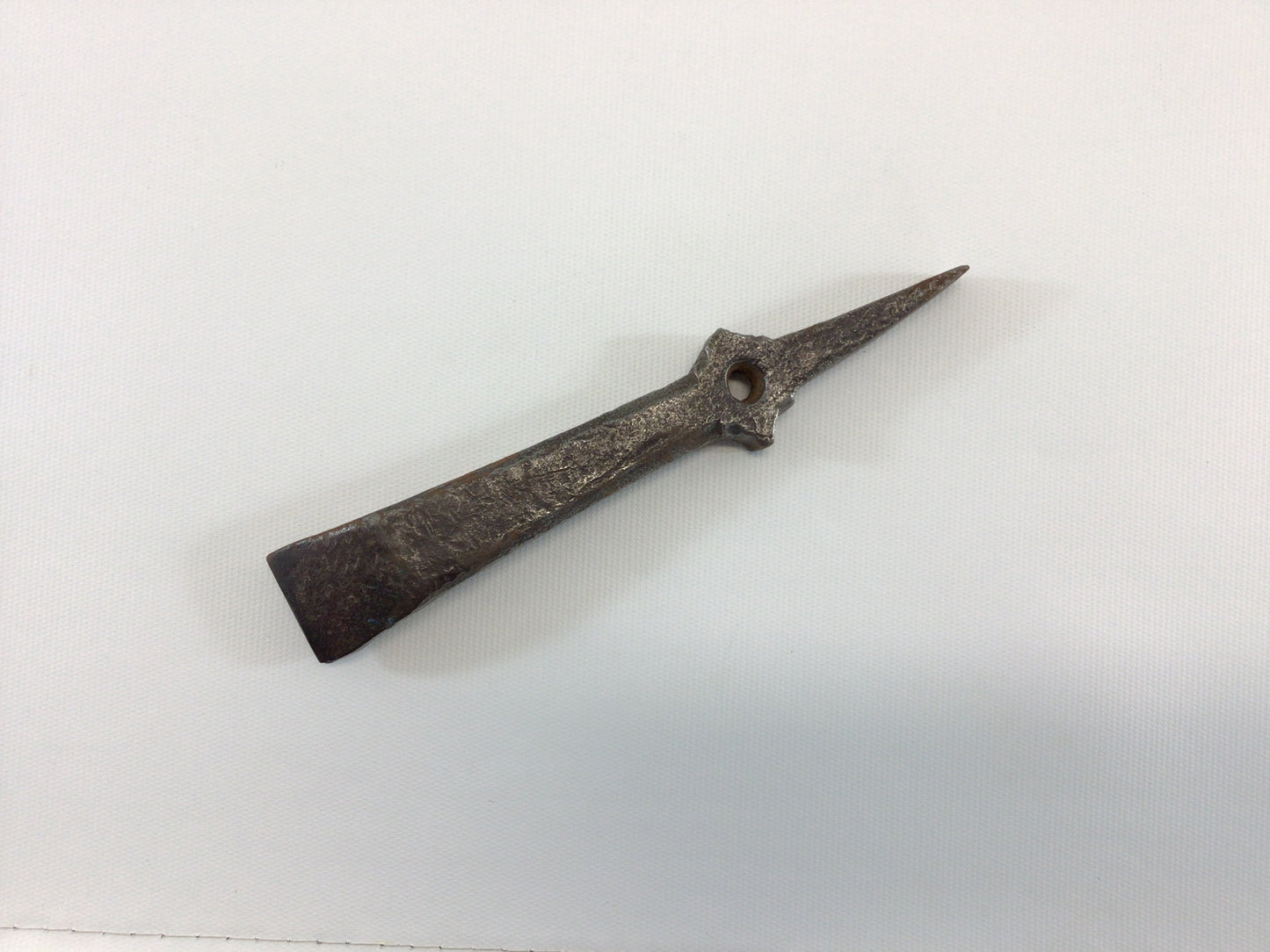 Blacksmith Hot Chisel Double Ended Cut-Off Anvil Antique Rustic Primitive Iron Forge Hand Tool