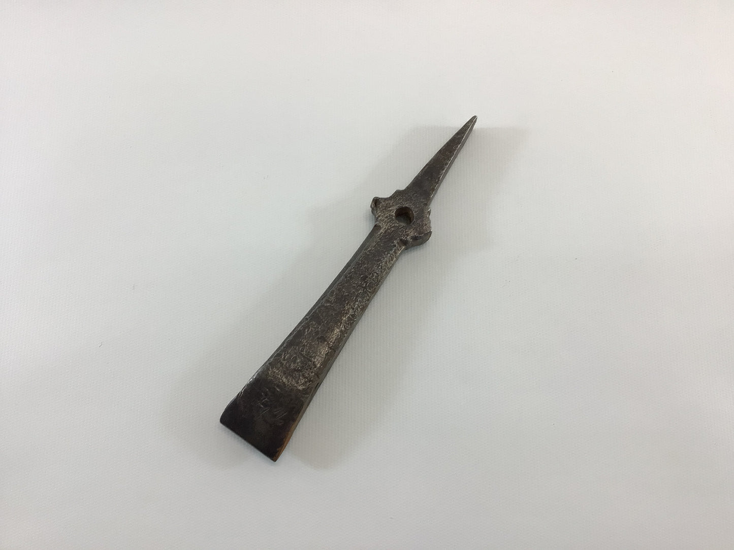 Blacksmith Hot Chisel Double Ended Cut-Off Anvil Antique Rustic Primitive Iron Forge Hand Tool