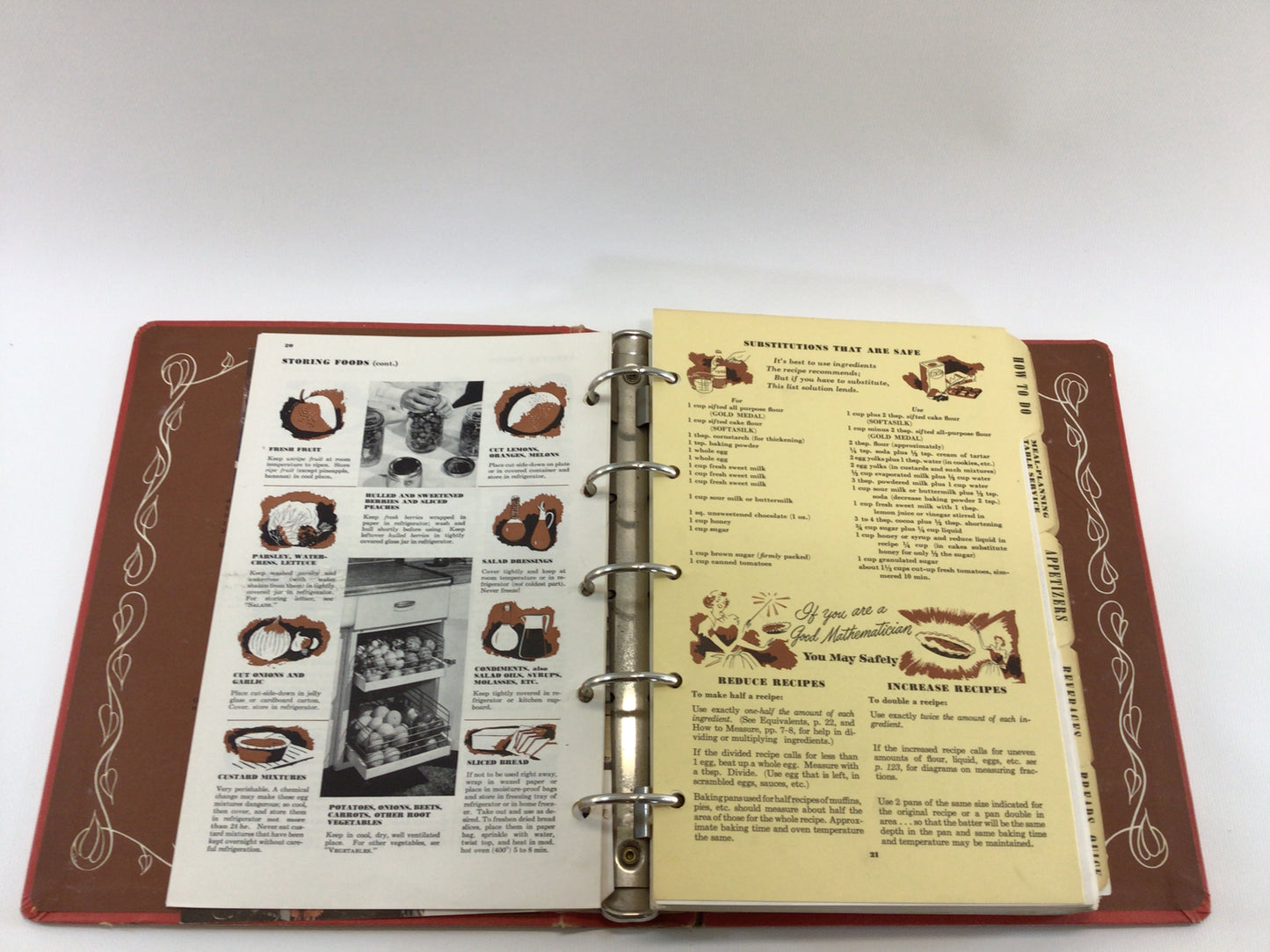 Betty Crocker's Picture Cook Book Copyright 1950 1st Edition 7th Printing Ring Binder Vintage Cookbook