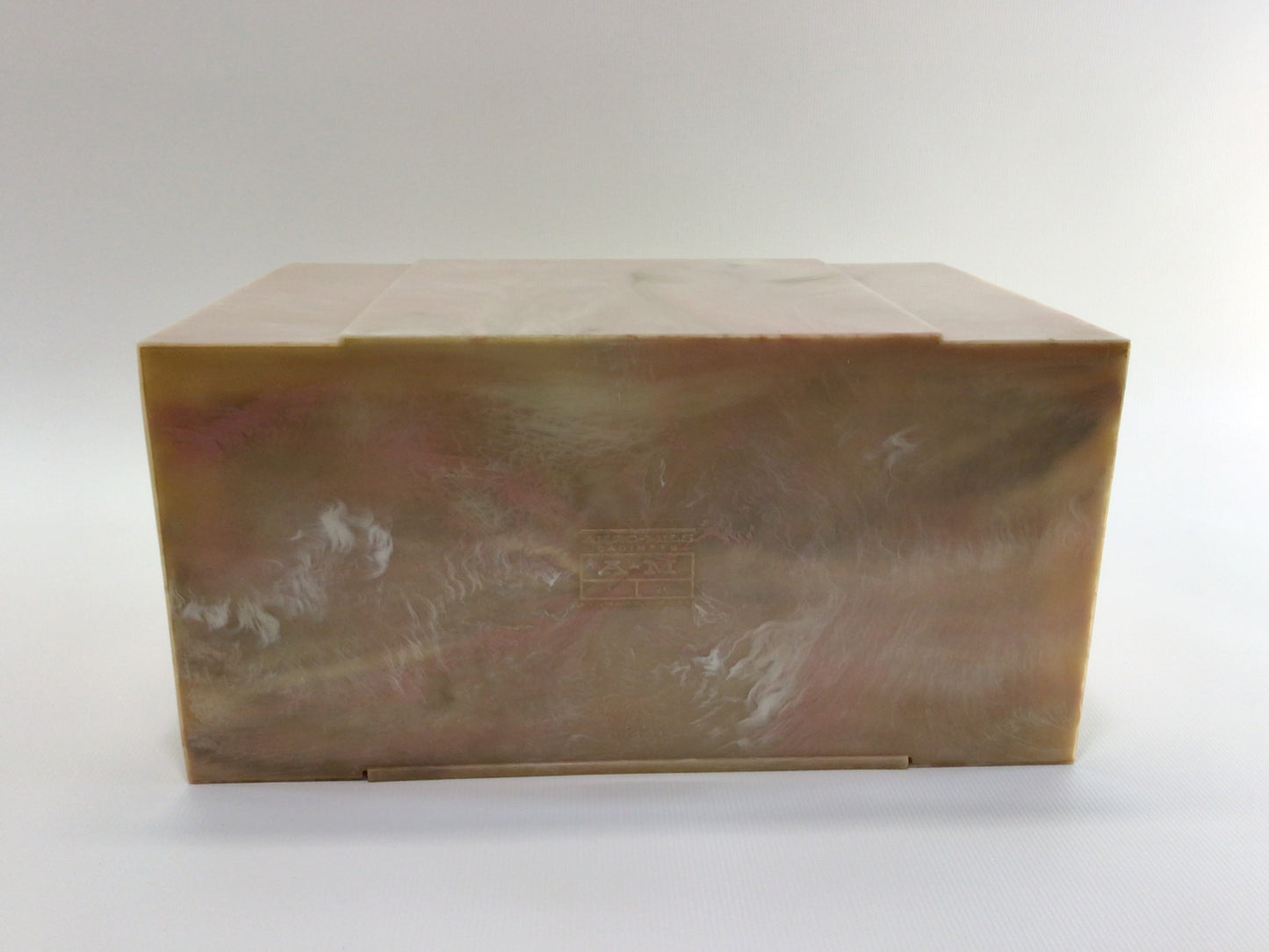 Pink Marbled Plastic Vintage Jewelry Box Vintage Vanity Decor 9 Drawer Storage Container Akro Mils Cabinets