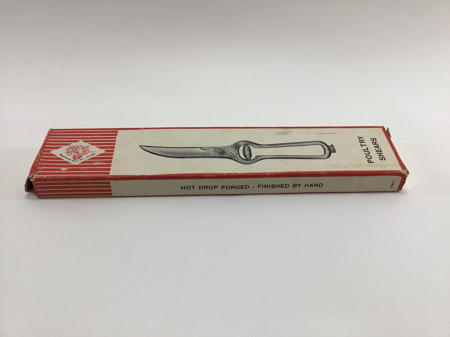 Poultry Shears Quality Made in Italy Chrome Plated Vintage Kitchen Utensil - NOS Unused