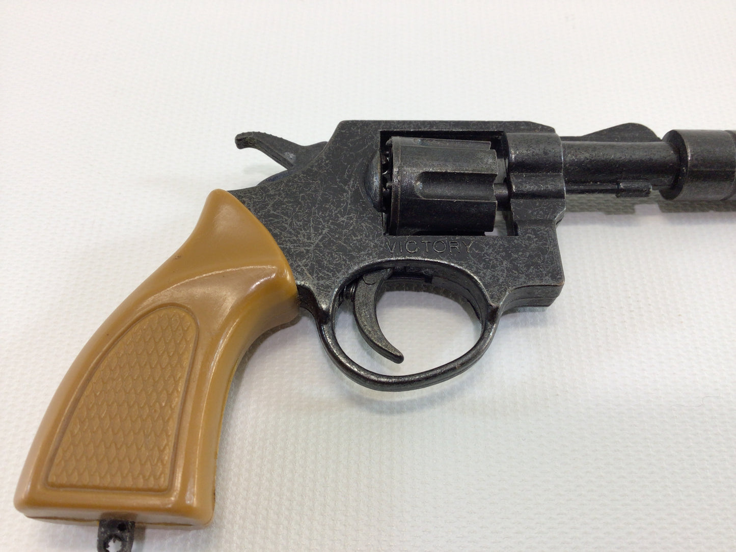 Victory Made in Hong Kong Snub Nose Revolver Vintage Toy Mini Cap Gun