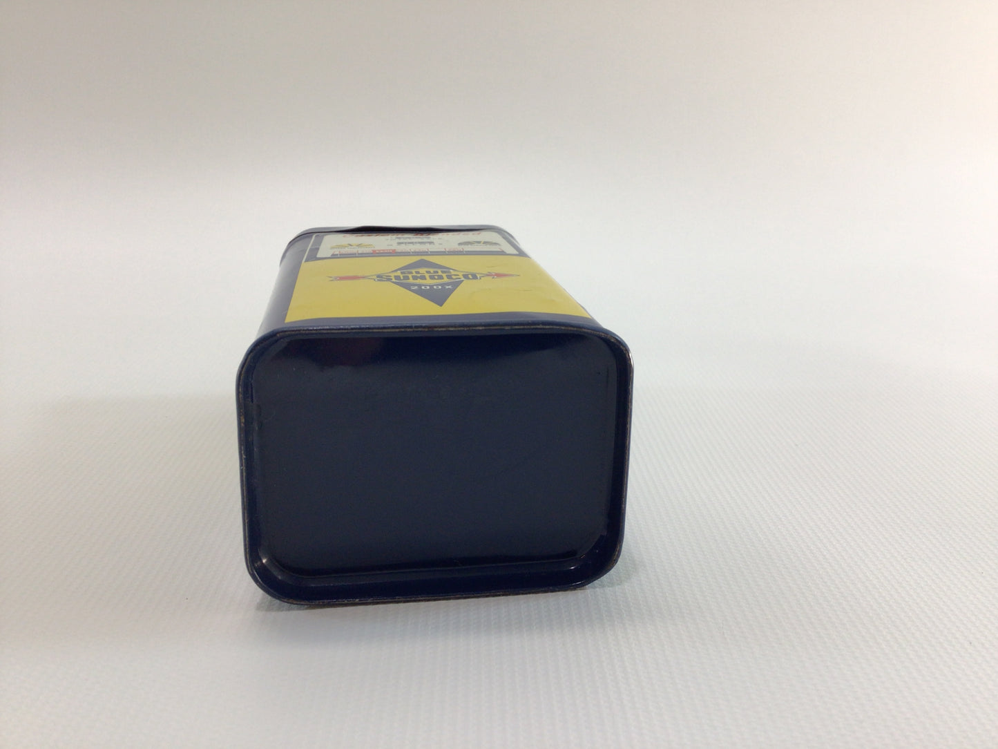 Sunoco Blue Tin Can Coin Bank Vintage 1960s Gas Station Advertising Premium Give Away