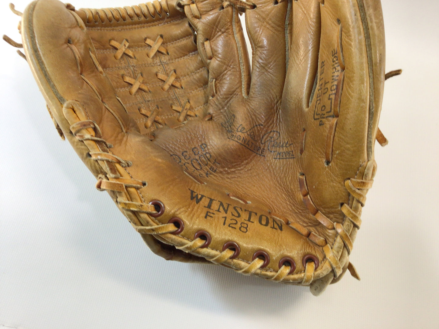 Winston Baseball Glove Deep Pocket F128 Pee Wee Reese Signature Model RH