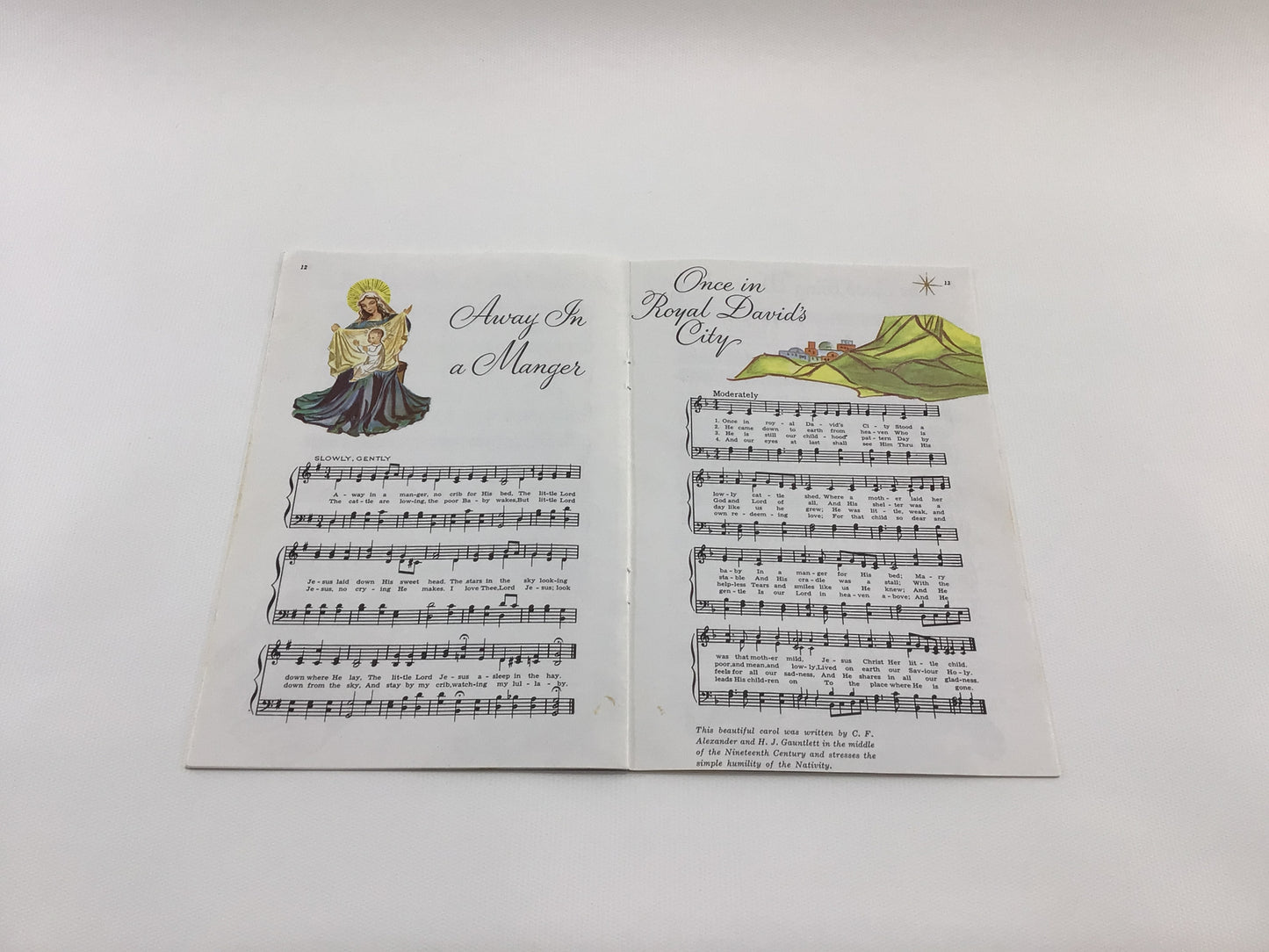 Christmas Carols 1959 Caroling Booklet Vintage Holiday Advertising Ephemera Kalamazoo Saving & Loan