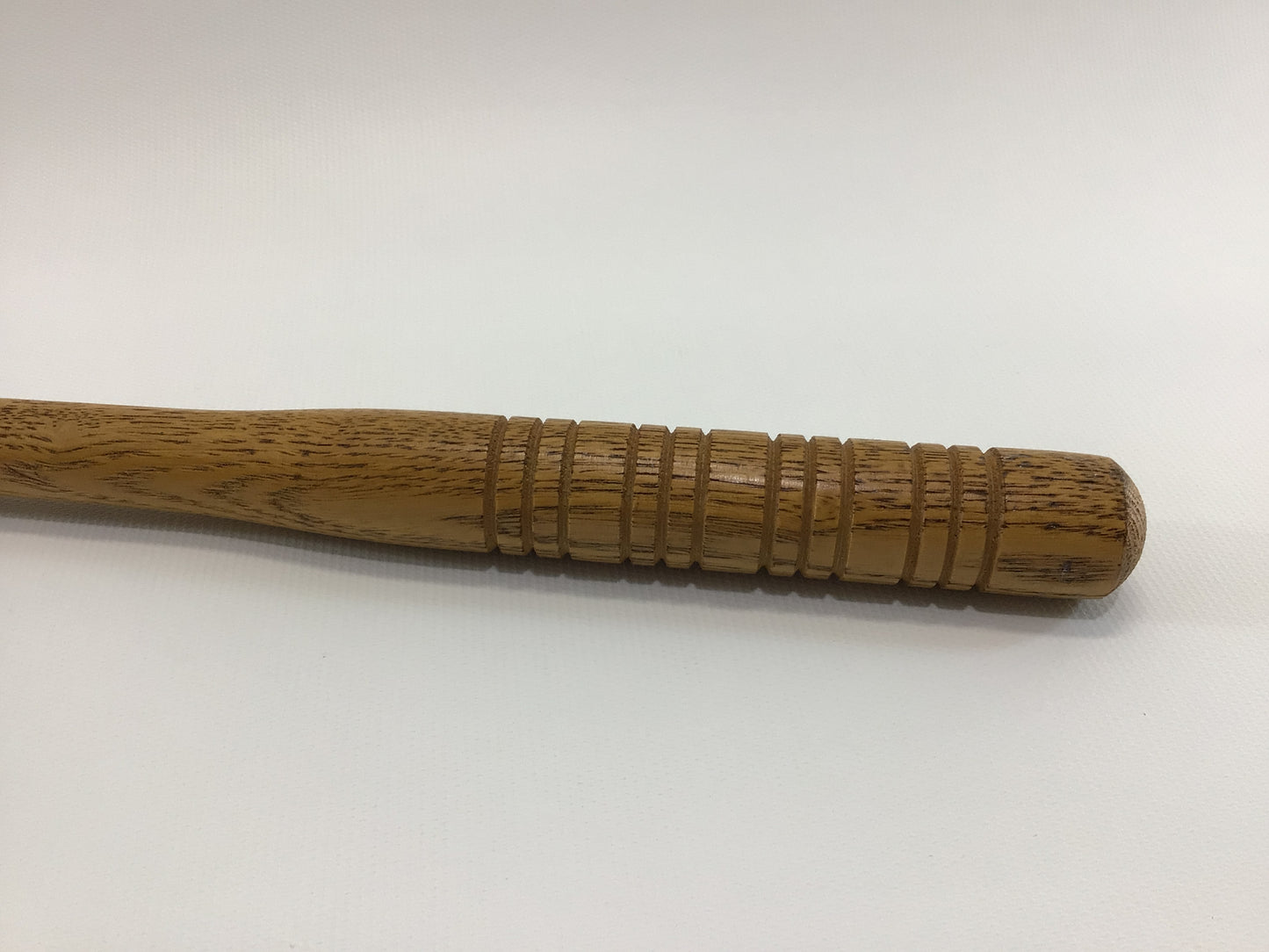 Brass Hand 19" Back Scratcher Quality Made Vintage Solid Oak Wood Handle