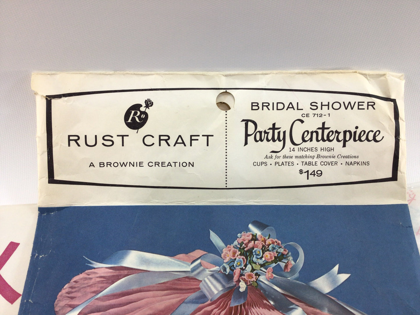 Baby Shower Party Supplies Vintage 1970s Ephemera Scrapbooking Kit Mixed Media Supplies