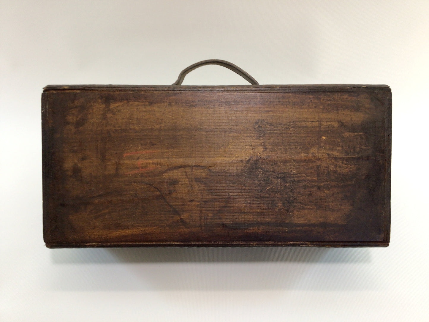 Green Man Trinket Treasure Box Leather and Wood Construction Vintage Handmade Artisan Handbag Purse