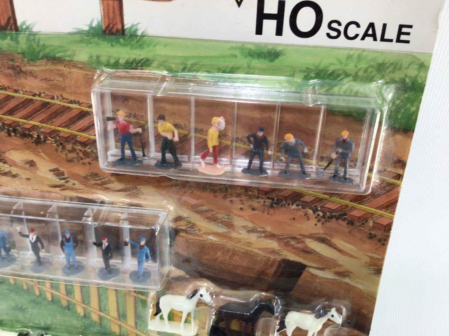 Model Power HO Scale Track Siders No 1442 Vintage Model Railroading Scenic Layout Figures