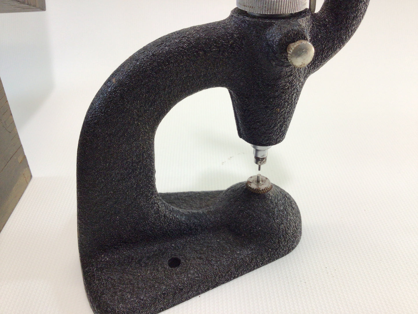CE Marshall Little Giant Stacking Tool Antique Watchmaker Jeweler Setting Press