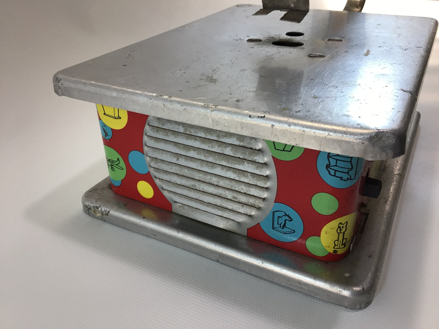 Tin Lithograph Toy Jigsaw BVI Jig Saw Jr Vintage Electric Powered Woodworking Tool