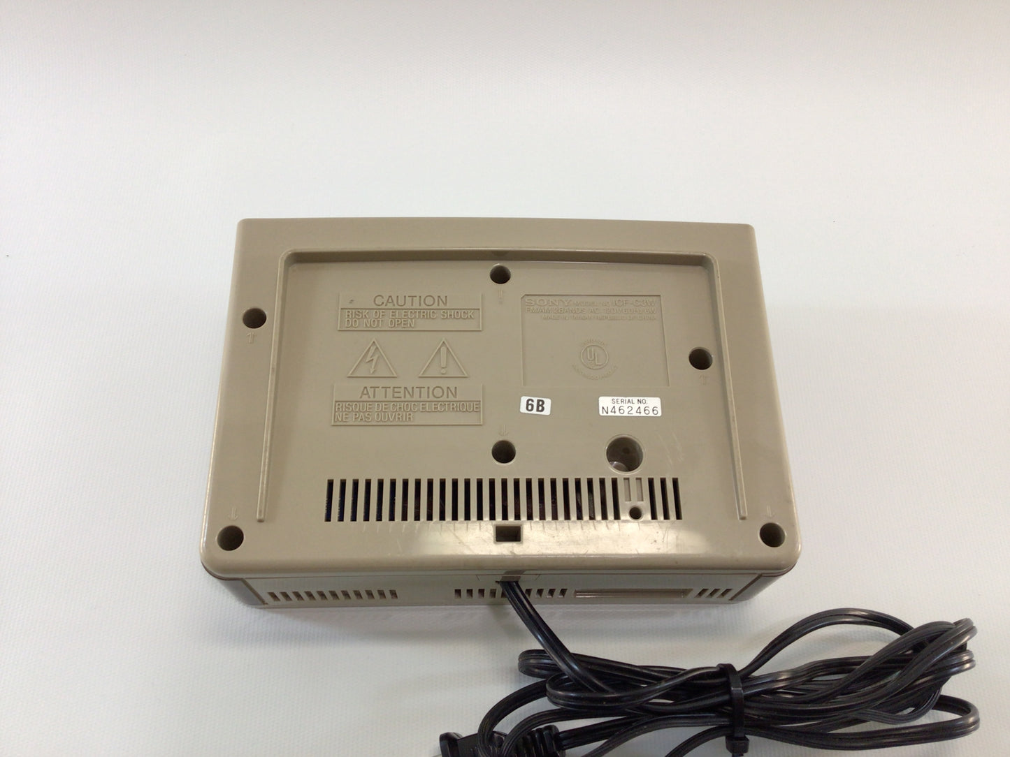 Sony Dream Machine Digital Clock Radio Model ICF-C3W