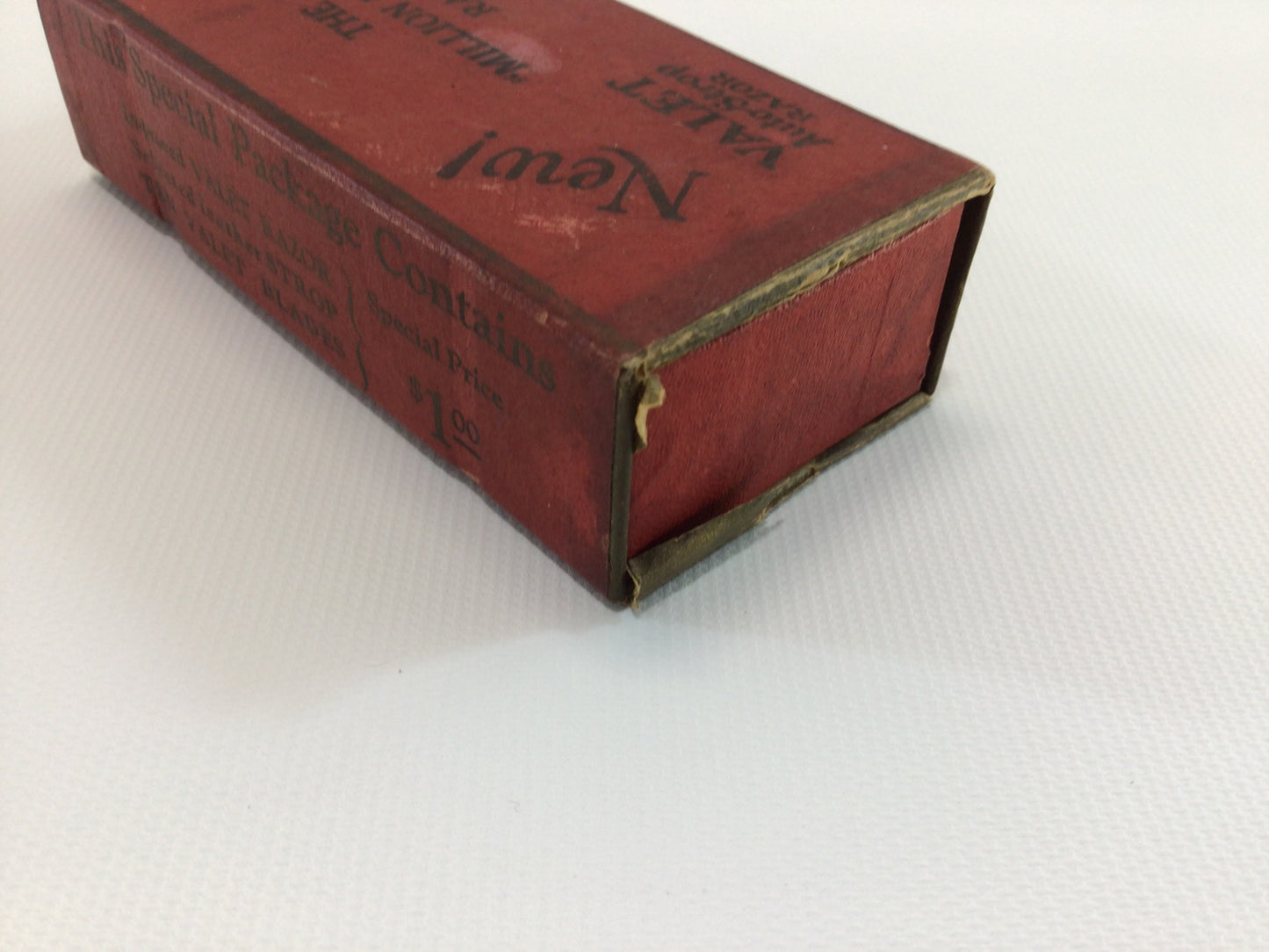 Valet Auto Strop Safety Razor Blades and Strop in Original Box Vintage Shaving Accessory
