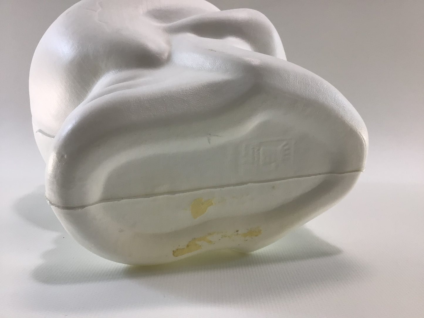 Bayshore Blow Mold Skull Trick or Treat Pail Candy Container Vintage Halloween Holiday Ephemera