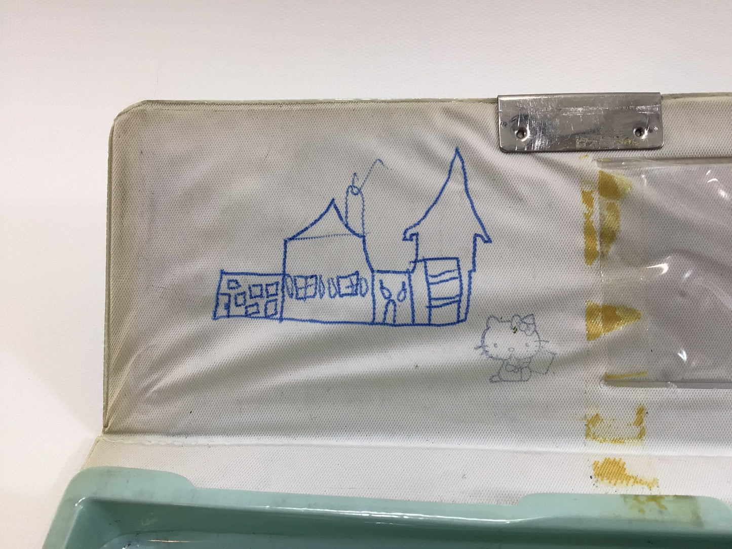 Vinyl Mickey Mouse Walt Disney Pencil Box Vintage School Days Accessories Toy